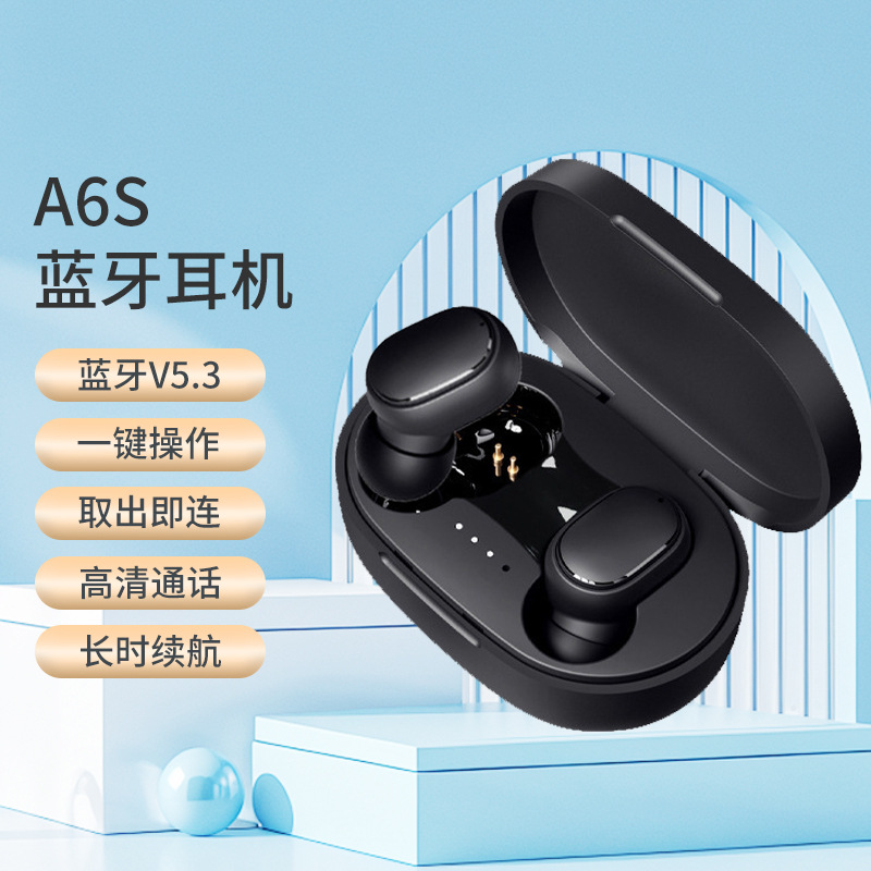 跨境A6sE6sE7s蓝牙耳机运动耳机马卡龙超长续航蓝牙耳机工厂批发